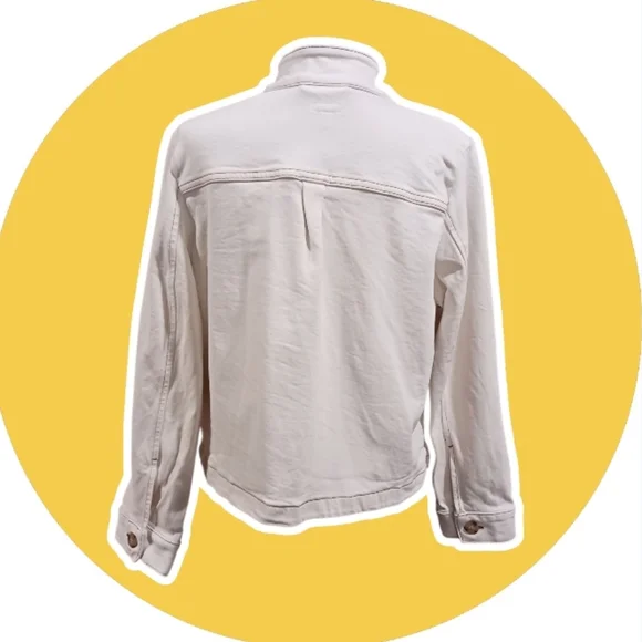 SOLD J. Jill Modern Utility Jacket Natural - Picture 3 of 8